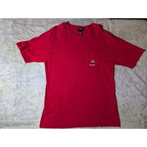 Vintage Red NBC Experience Store, New York Pocket T Shirt Mens XL